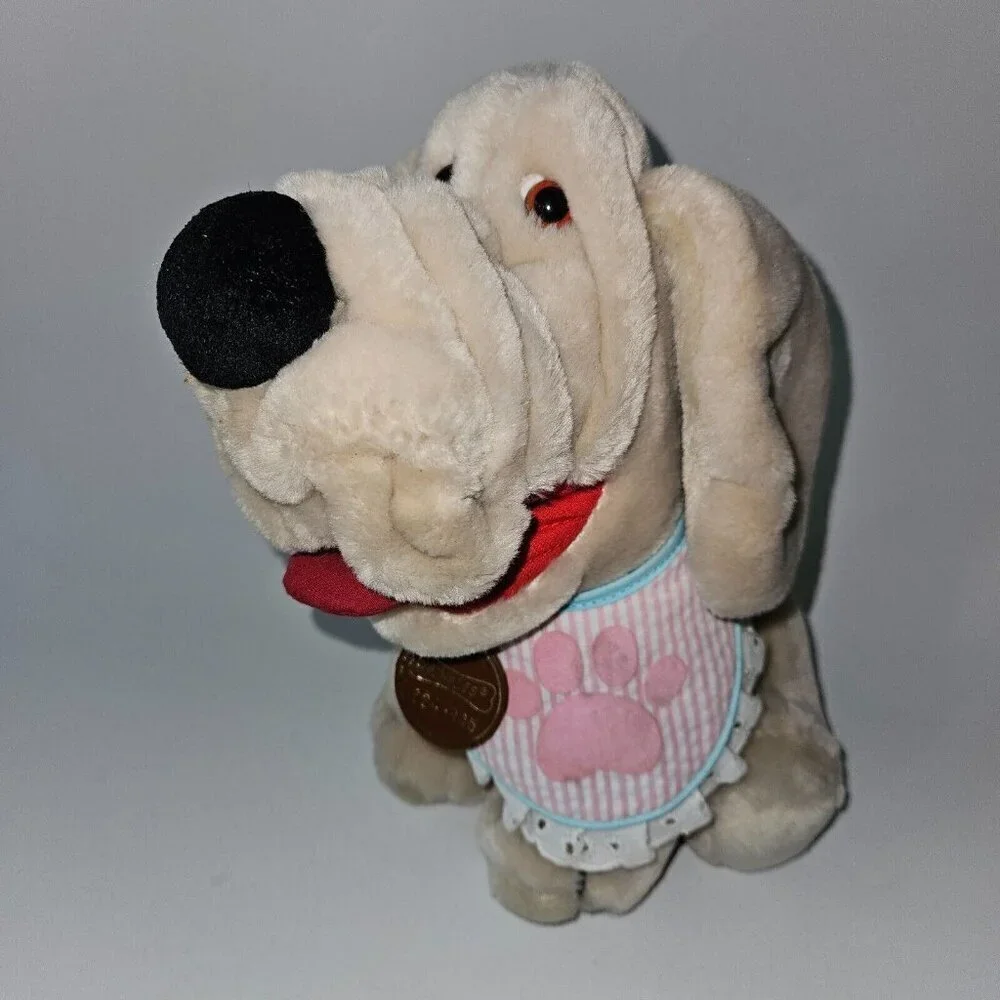VTG Wrinkles 6307935 GANZ Puppy Dog Plush 10